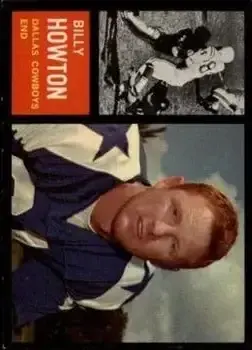 1962 Topps #42 - Bill Howton - Dallas Cowboys - Front