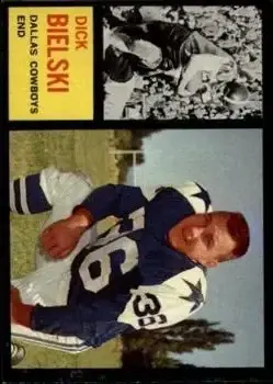 1962 Topps #43 - Dick Bielski - Dallas Cowboys - Front
