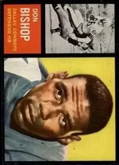 1962 Topps #46 - Don Bishop - Dallas Cowboys