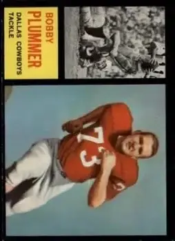 1962 Topps #48 - Bobby Plummer - Dallas Cowboys - Front 1962 Topps #48 - Bobby Plummer - Dallas Cowboys - Front