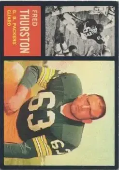 1962 Topps #69 - Fred Thurston - Green Bay Packers - Front