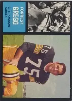 1962 Topps #70 - Forrest Gregg - Green Bay Packers