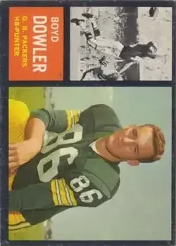 1962 Topps #71 - Boyd Dowler - Green Bay Packers - Front