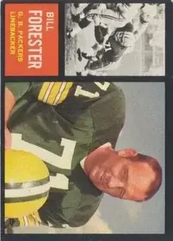 1962 Topps #73 - Bill Forester - Green Bay Packers