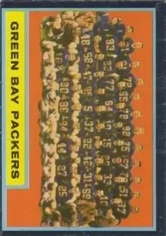 1962 Topps #75 - Card #75 - Green Bay Packers