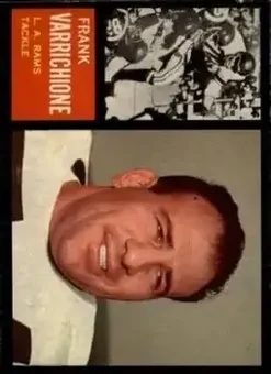 1962 Topps #83 - Frank Varrichione - Los Angeles Rams