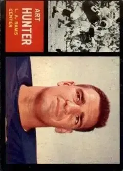 1962 Topps #84 - Art Hunter - Los Angeles Rams - Front 1962 Topps #84 - Art Hunter - Los Angeles Rams - Front
