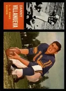 1962 Topps #85 - Danny Villanueva - Los Angeles Rams