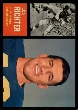 1962 Topps #86 - Les Richter - Los Angeles Rams - Front 1962 Topps #86 - Les Richter - Los Angeles Rams - Front
