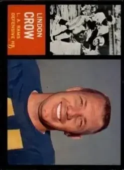 1962 Topps #87 - Lindon Crow - Los Angeles Rams