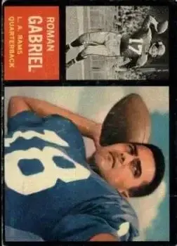 1962 Topps #88 - Roman Gabriel - Los Angeles Rams