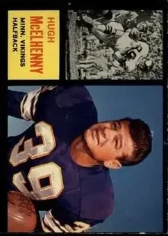 1962 Topps #92 - Hugh McElhenny - Minnesota Vikings