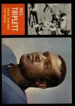 1962 Topps #93 - Mel Triplett - Minnesota Vikings - Front