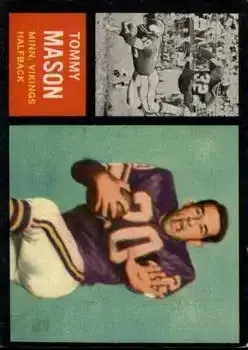 1962 Topps #94 - Tommy Mason - Minnesota Vikings