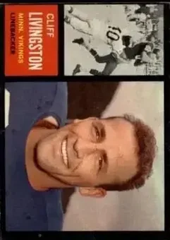 1962 Topps #99 - Cliff Livingston - Minnesota Vikings