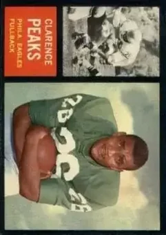 1962 Topps #118 - Clarence Peaks - Philadelphia Eagles