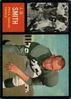 1962 Topps #122 - J.D. Smith - Philadelphia Eagles