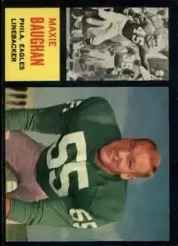 1962 Topps #124 - Maxie Baughan - Philadelphia Eagles - Front