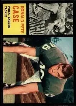 1962 Topps #125 - Pete Case - Philadelphia Eagles
