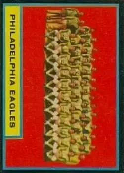 1962 Topps #126 - Card #126 - Philadelphia Eagles - Front 1962 Topps #126 - Card #126 - Philadelphia Eagles - Front