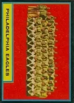 1962 Topps #126 - Card #126 - Philadelphia Eagles