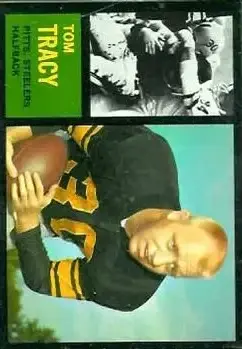 1962 Topps #128 - Tom Tracy - Pittsburgh Steelers - Front 1962 Topps #128 - Tom Tracy - Pittsburgh Steelers - Front