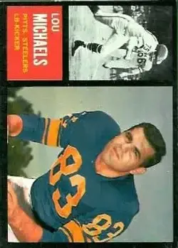 1962 Topps #132 - Lou Michaels - Pittsburgh Steelers - Front