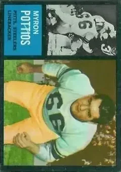1962 Topps #136 - Myron Pottios - Pittsburgh Steelers