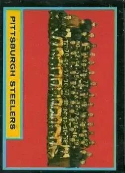 1962 Topps #138 - Card #138 - Pittsburgh Steelers - Front