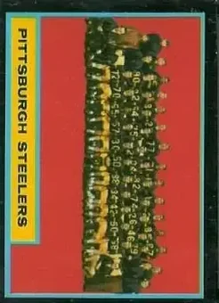 1962 Topps #138 - Card #138 - Pittsburgh Steelers
