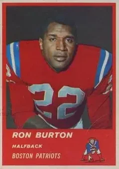 1963 Fleer #3 - Ron Burton - Boston Patriots