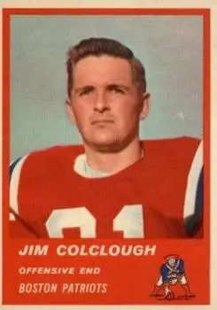 1963 Fleer #4 - Jim Colclough - Boston Patriots - Front