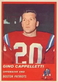 1963 Fleer #5 - Gino Cappelletti - Boston Patriots