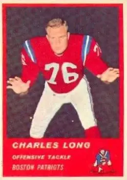 1963 Fleer #6 - Charles Long - Boston Patriots