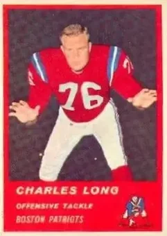 1963 Fleer #6 - Charles Long - Boston Patriots