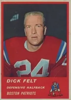 1963 Fleer #8 - Dick Felt - Boston Patriots