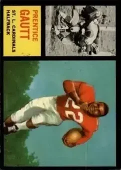 1962 Topps #142 - Prentice Gautt - St. Louis Cardinals