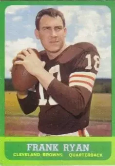 1963 Topps #13 - Frank Ryan - Cleveland Browns