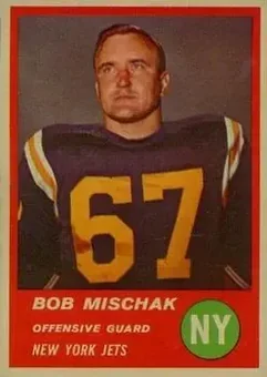1963 Fleer #17 - Bob Mischak - New York Jets