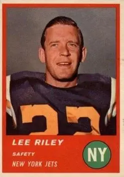 1963 Fleer #19 - Lee Riley - New York Jets - Front 1963 Fleer #19 - Lee Riley - New York Jets - Front