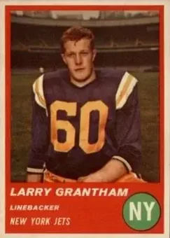 1963 Fleer #20 - Larry Grantham - New York Jets