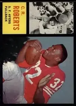 1962 Topps #154 - C.R. Roberts - San Francisco 49ers