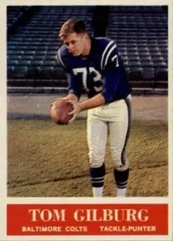 1964 Philadelphia #2 - Tom Gilburg - Baltimore Colts