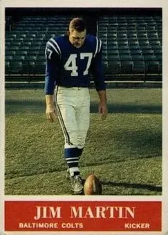 1964 Philadelphia #5 - Jim Martin - Baltimore Colts