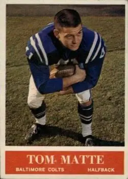 1964 Philadelphia #6 - Tom Matte - Baltimore Colts