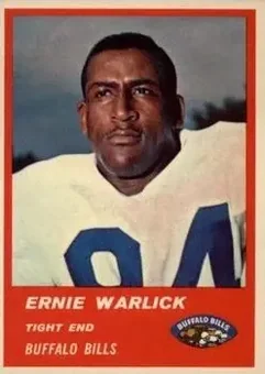 1963 Fleer #27 - Ernie Warlick - Buffalo Bills
