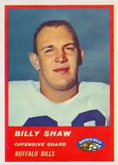 1963 Fleer #28 - Billy Shaw - Buffalo Bills