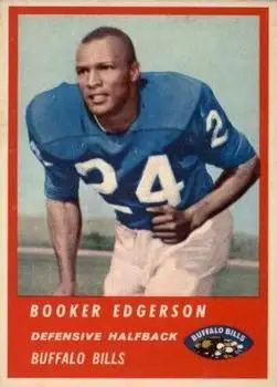 1963 Fleer #30 - Booker Edgerson - Buffalo Bills
