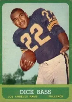 1963 Topps #39 - Dick Bass - Los Angeles Rams - Front