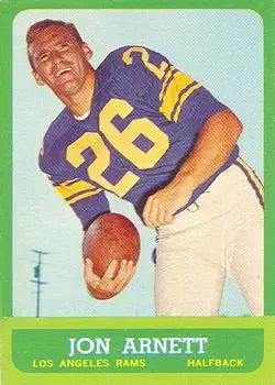 1963 Topps #40 - Jon Arnett - Los Angeles Rams - Front